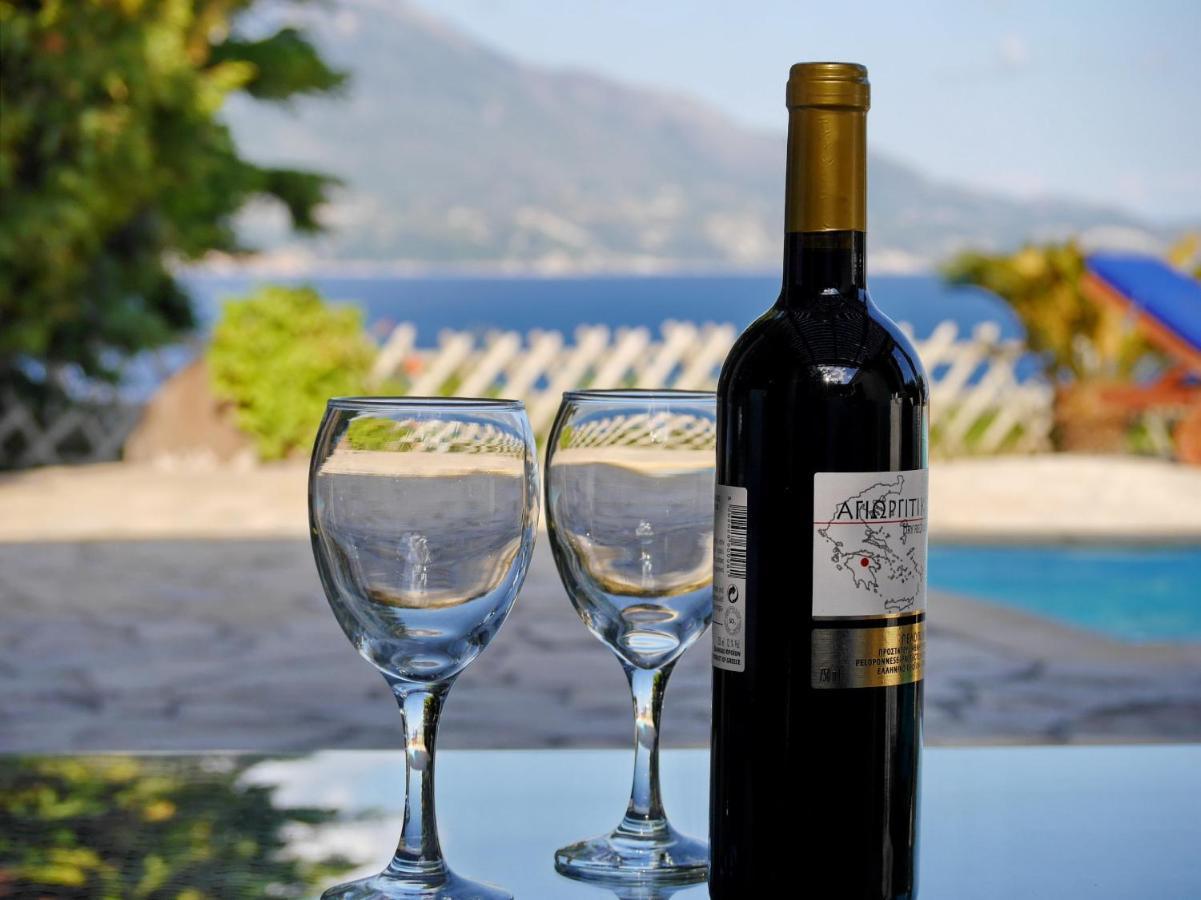 Villa Afroditi, Spartia, Kefalonia Livathos  Екстериор снимка